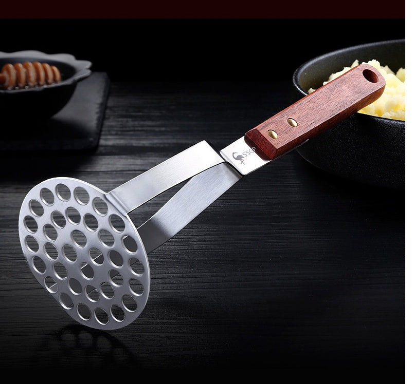 Potatoes Masher Stainless Steel Manual Non Stick Handle Kitchen Tool Potato Press For Baby Food Smasher Fruit Pumpkin