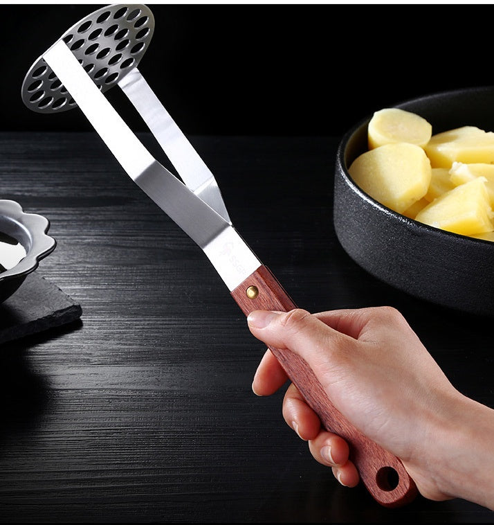 Potatoes Masher Stainless Steel Manual  Non Stick Handle Kitchen Tool Potato Press For Baby Food Smasher Fruit Pumpkin